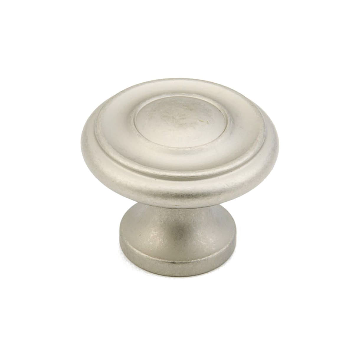 Baroque 1-1/4" Traditional Round Ringed Luxury Solid Brass Mushroom Cabinet Knob / Drawer Knob