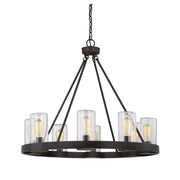 Savoy House - 1-1130-8-13 - Eight Light Outdoor Chandelier - Inman - English Bronze