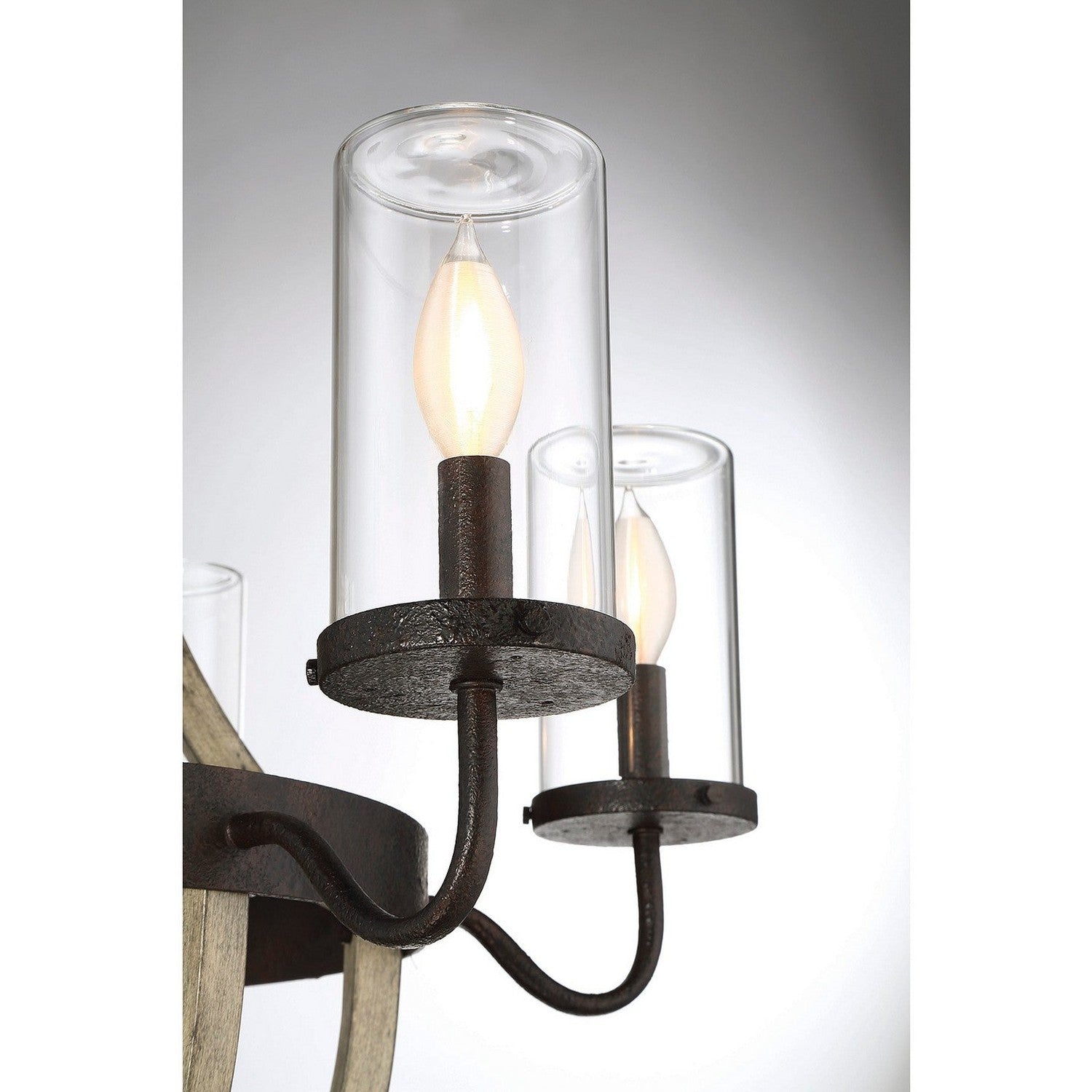 Savoy House - 1-2100-6-70 - Six Light Outdoor Chandelier - Eden - Weathervane
