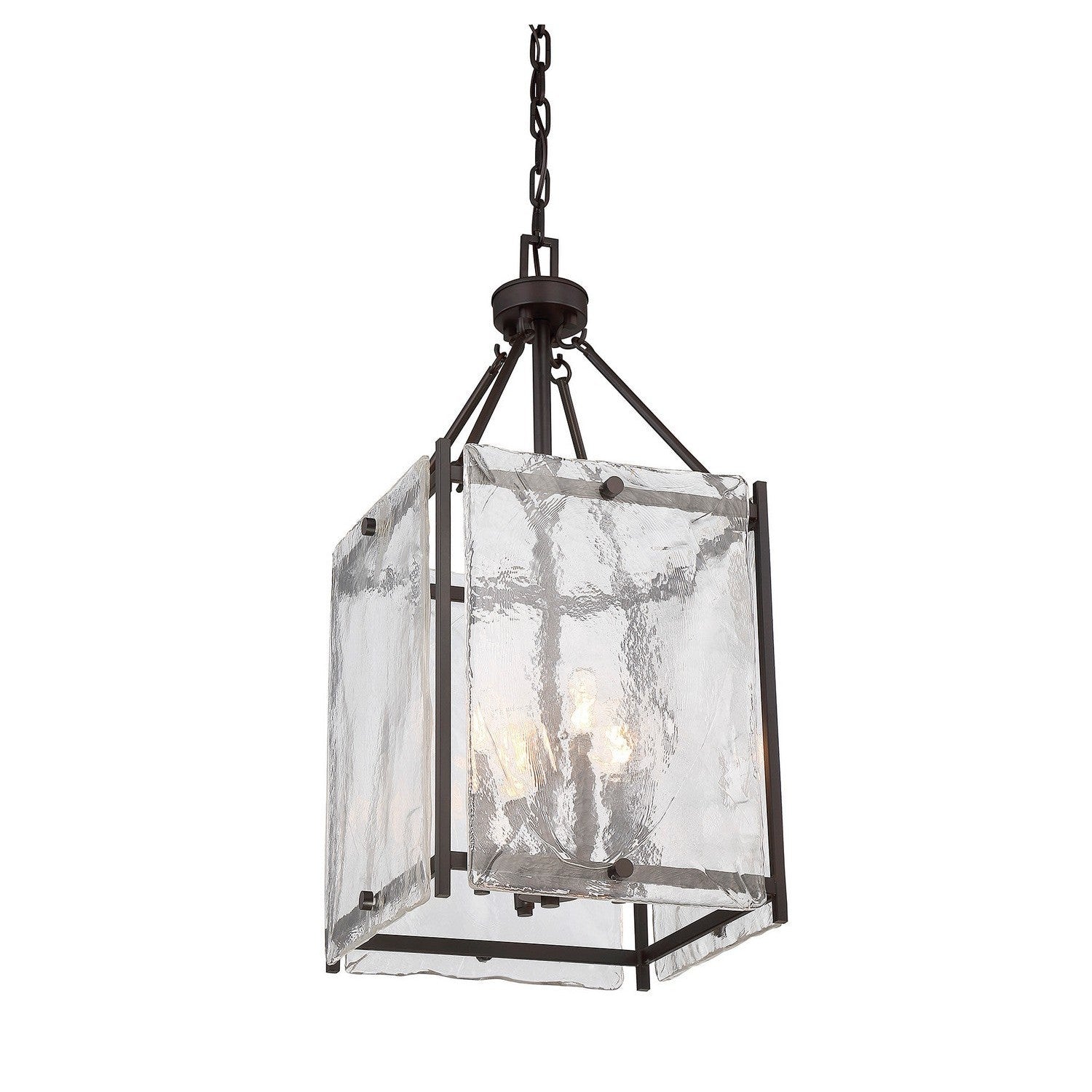 Savoy House - 3-3041-4-13 - Four Light Foyer Pendant - Glenwood - English Bronze