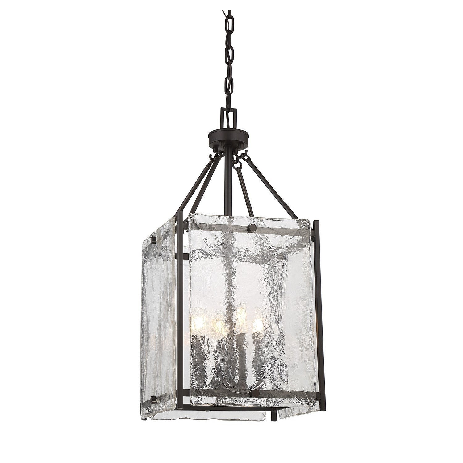 Savoy House - 3-3041-4-13 - Four Light Foyer Pendant - Glenwood - English Bronze