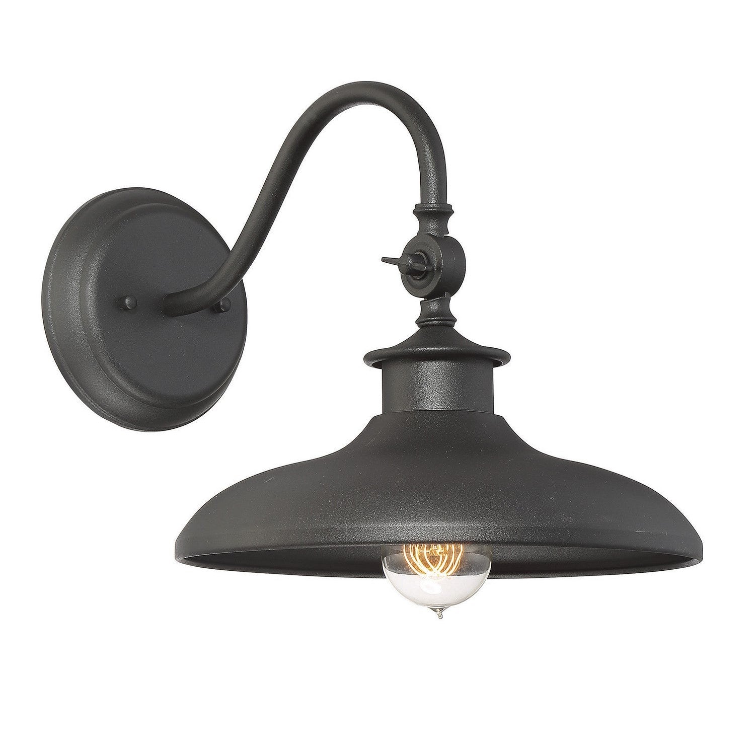 Savoy House - 5-9584-BK - One Light Wall Mount - Raleigh - Black