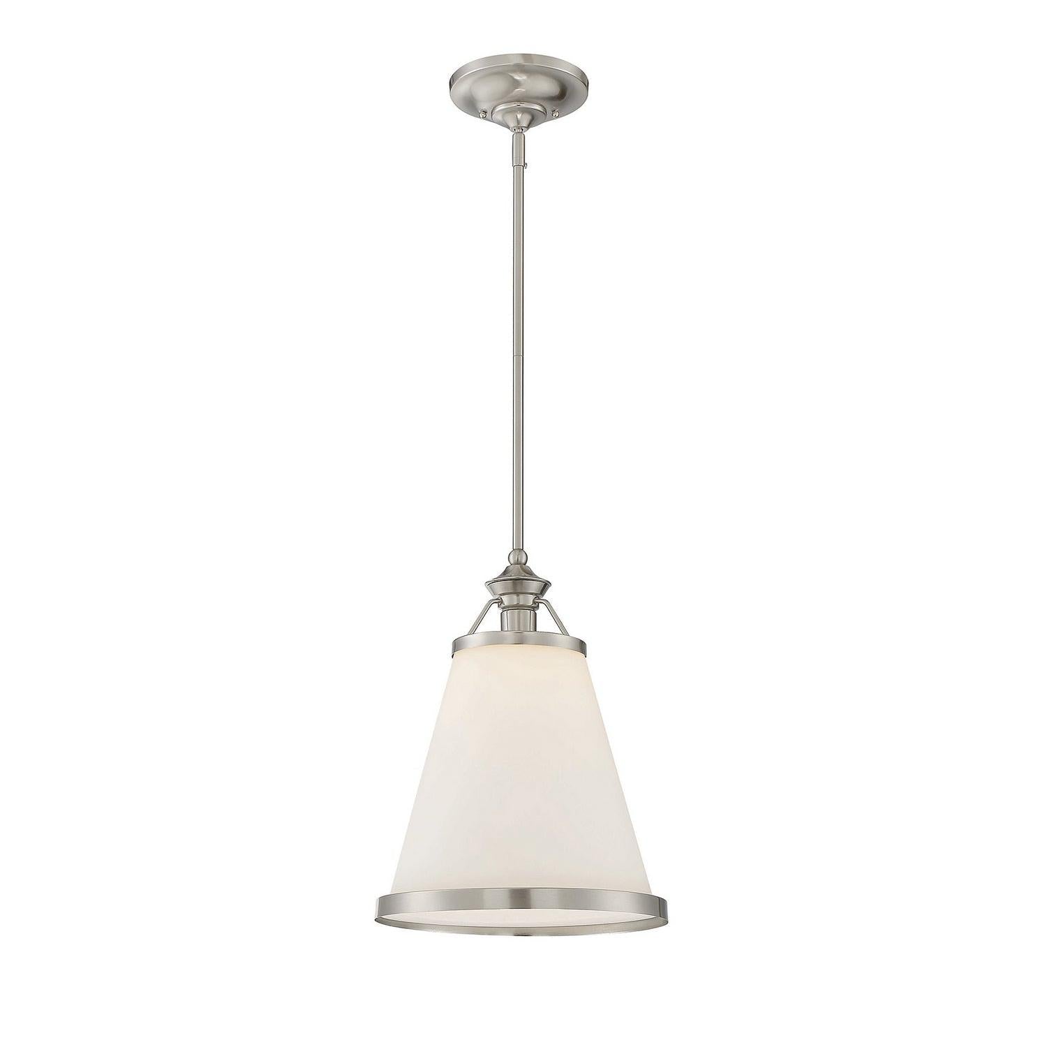 Savoy House - 7-130-1-SN - One Light Pendant - Ashmont - Satin Nickel