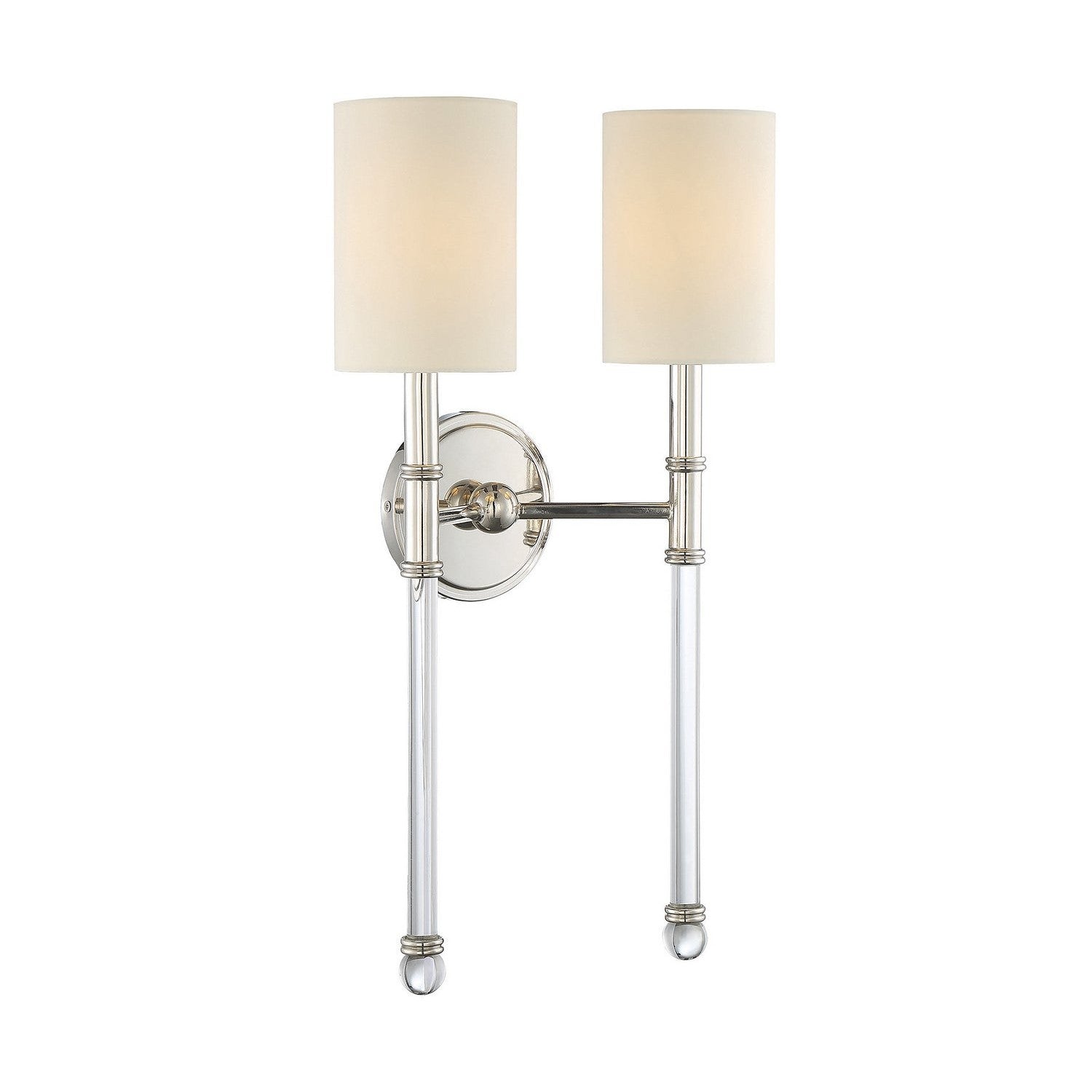 Savoy House - 9-103-2-109 - Two Light Wall Sconce - Fremont - Polished Nickel