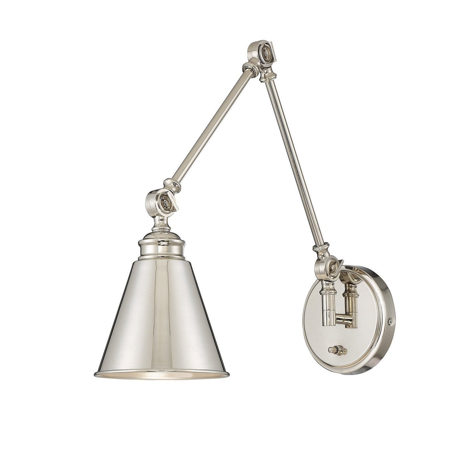 Savoy House - 9-961CP-1-109 - One Light Wall Sconce - Morland - Polished Nickel