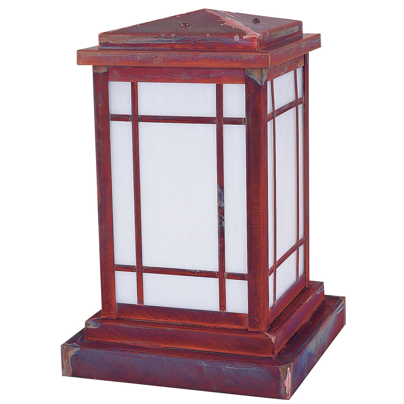 Arroyo - AVC-8WO-RC - One Light Column Mount - Avenue - Raw Copper