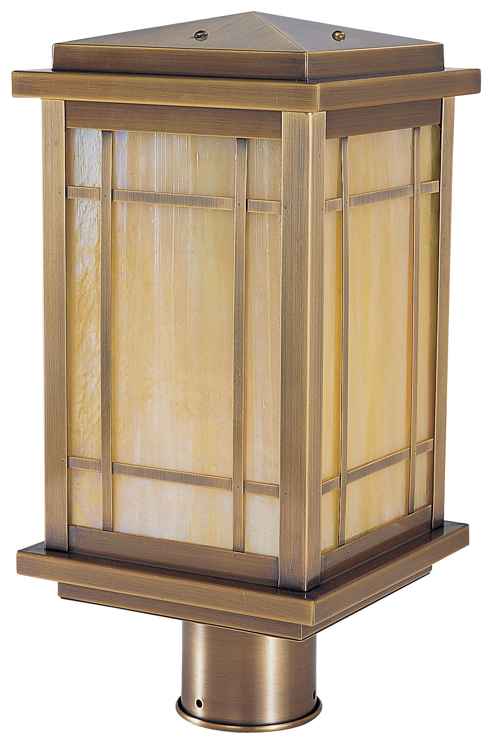 Arroyo - AVP-8GW-AB - One Light Post Mount - Avenue - Antique Brass