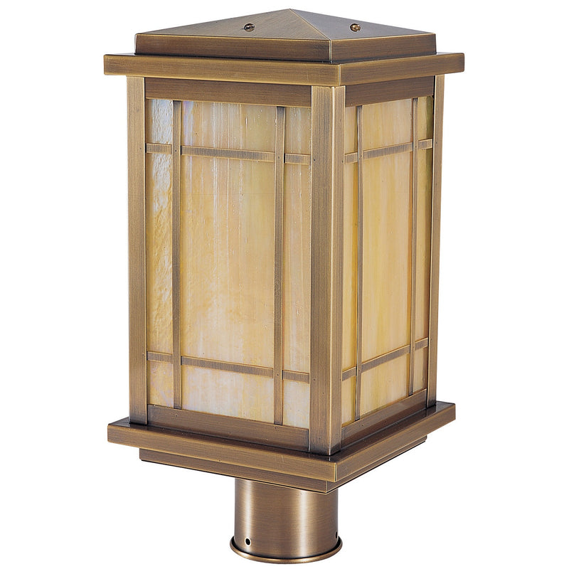 Arroyo - AVP-8GW-AB - One Light Post Mount - Avenue - Antique Brass