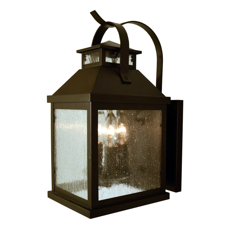 Arroyo - CAB-7CS-BZ - Three Light Wall Mount - Canterbury - Bronze