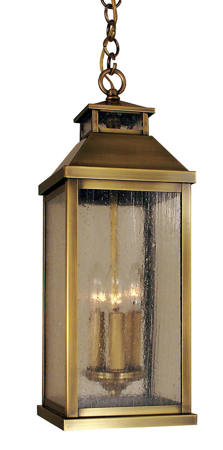 Arroyo - CAH-7LCS-AB - Three Light Pendant - Canterbury - Antique Brass