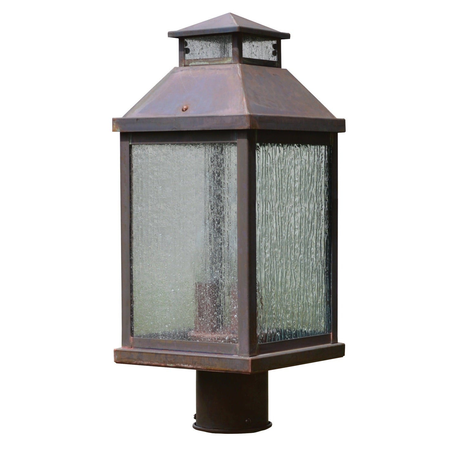 Arroyo - CAP-9CS-BZ - Three Light Post Mount - Canterbury - Bronze