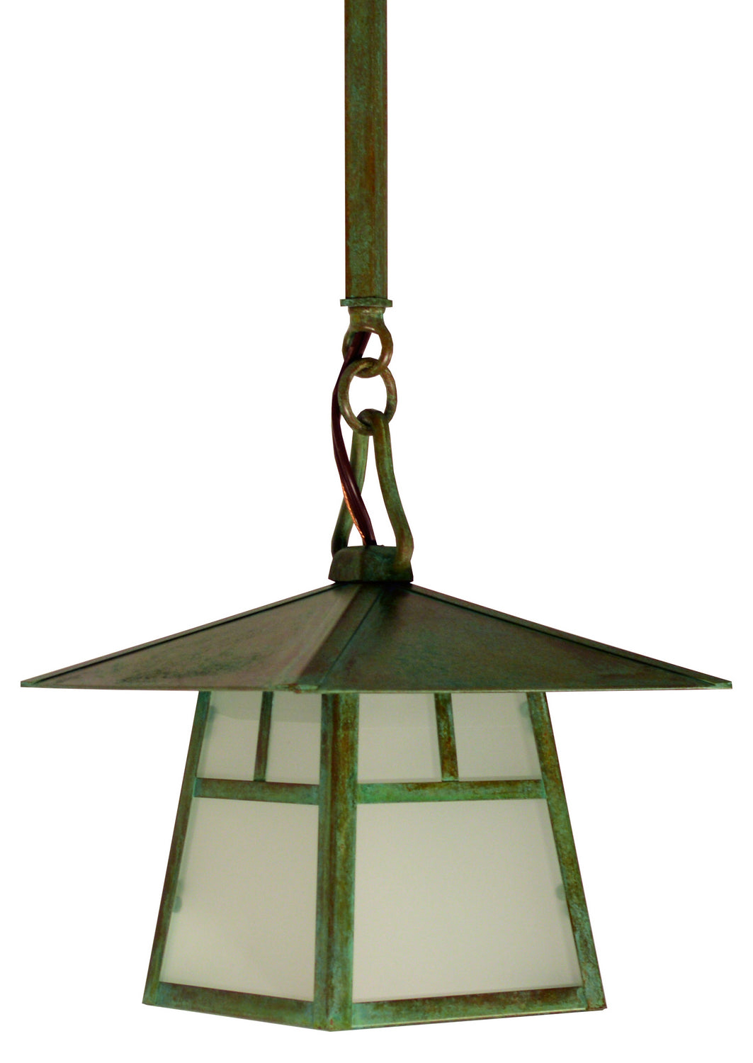 Arroyo - CSH-8TF-VP - One Light Pendant - Carmel - Verdigris Patina