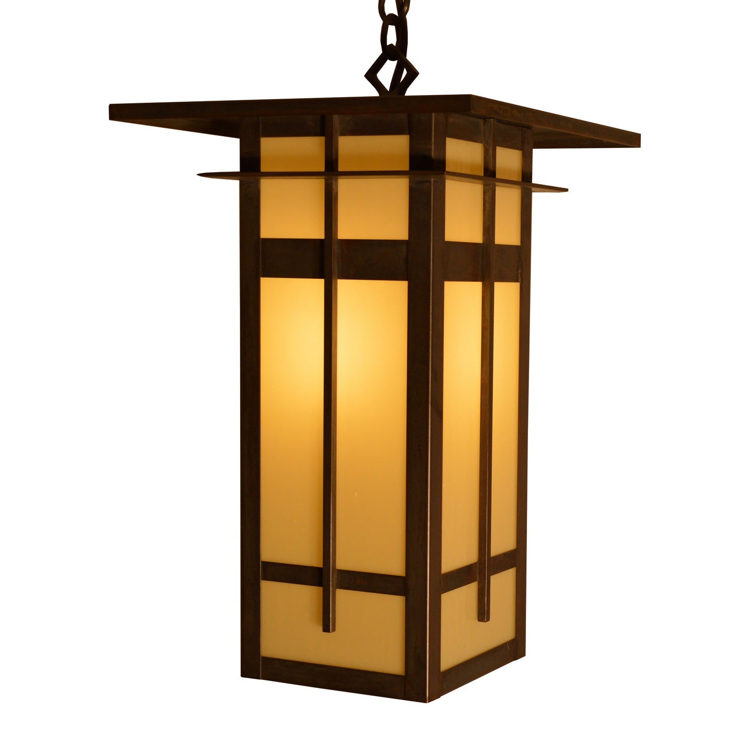 Arroyo - FIH-10LTN-MB - One Light Pendant - Finsbury - Mission Brown