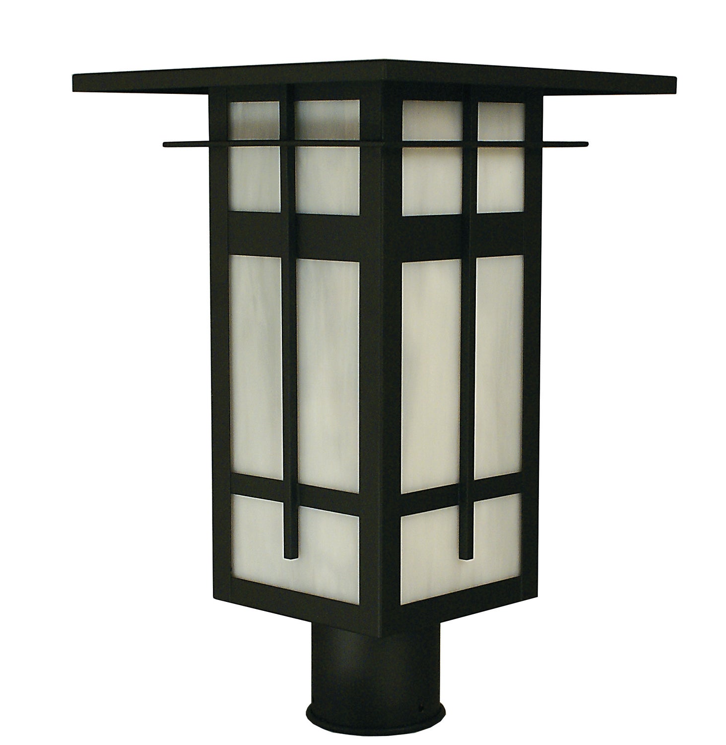 Arroyo - FIP-10WO-BK - One Light Post Mount - Finsbury - Satin Black