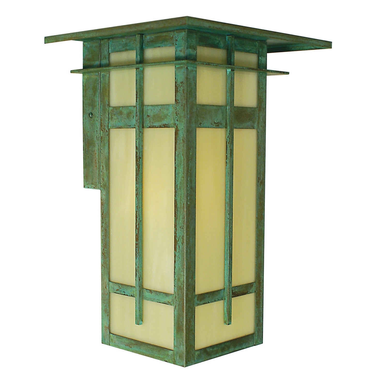 Arroyo - FIW-10LCR-VP - One Light Wall Mount - Finsbury - Verdigris Patina