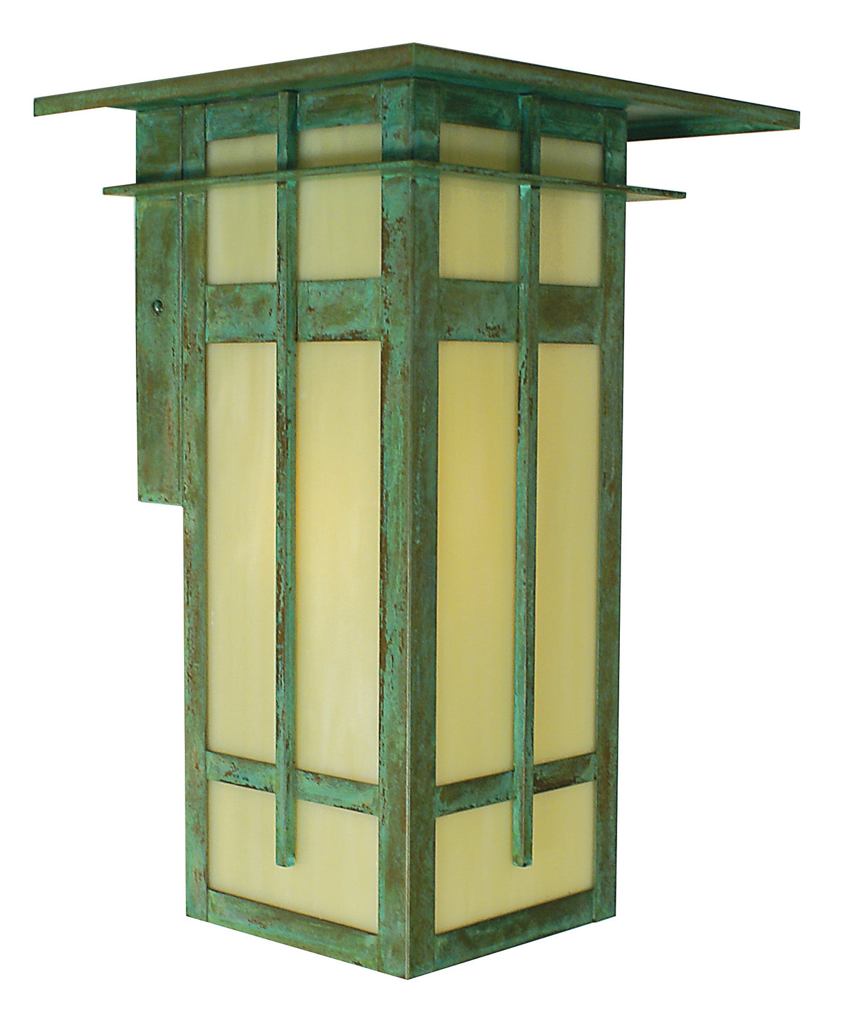 Arroyo - FIW-10LCR-VP - One Light Wall Mount - Finsbury - Verdigris Patina