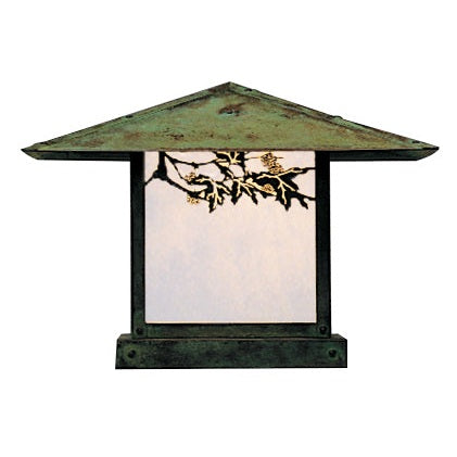 Arroyo - MC-17SFWO-VP - One Light Column Mount - Monterey - Verdigris Patina