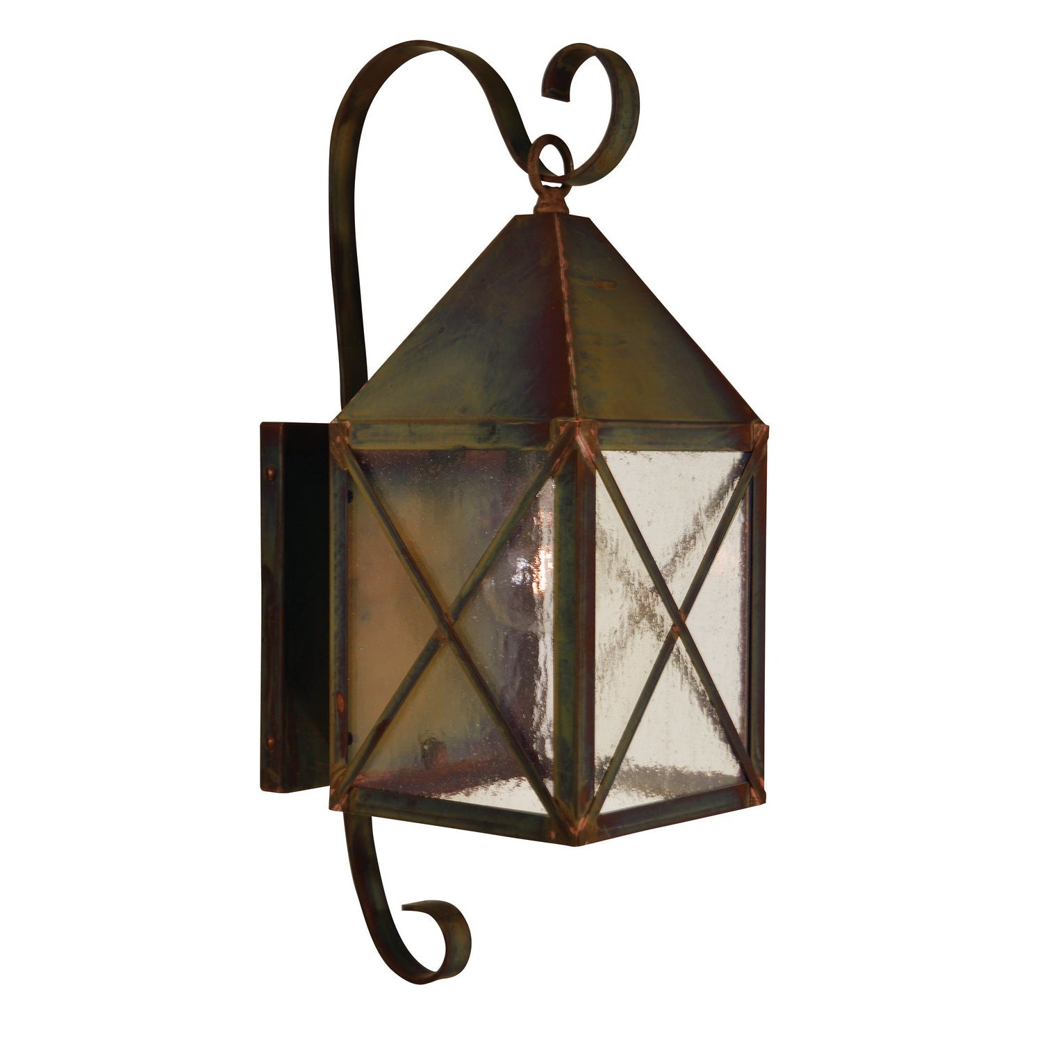 Arroyo - NOB-6RM-RC - One Light Wall Mount - Nottingham - Raw Copper