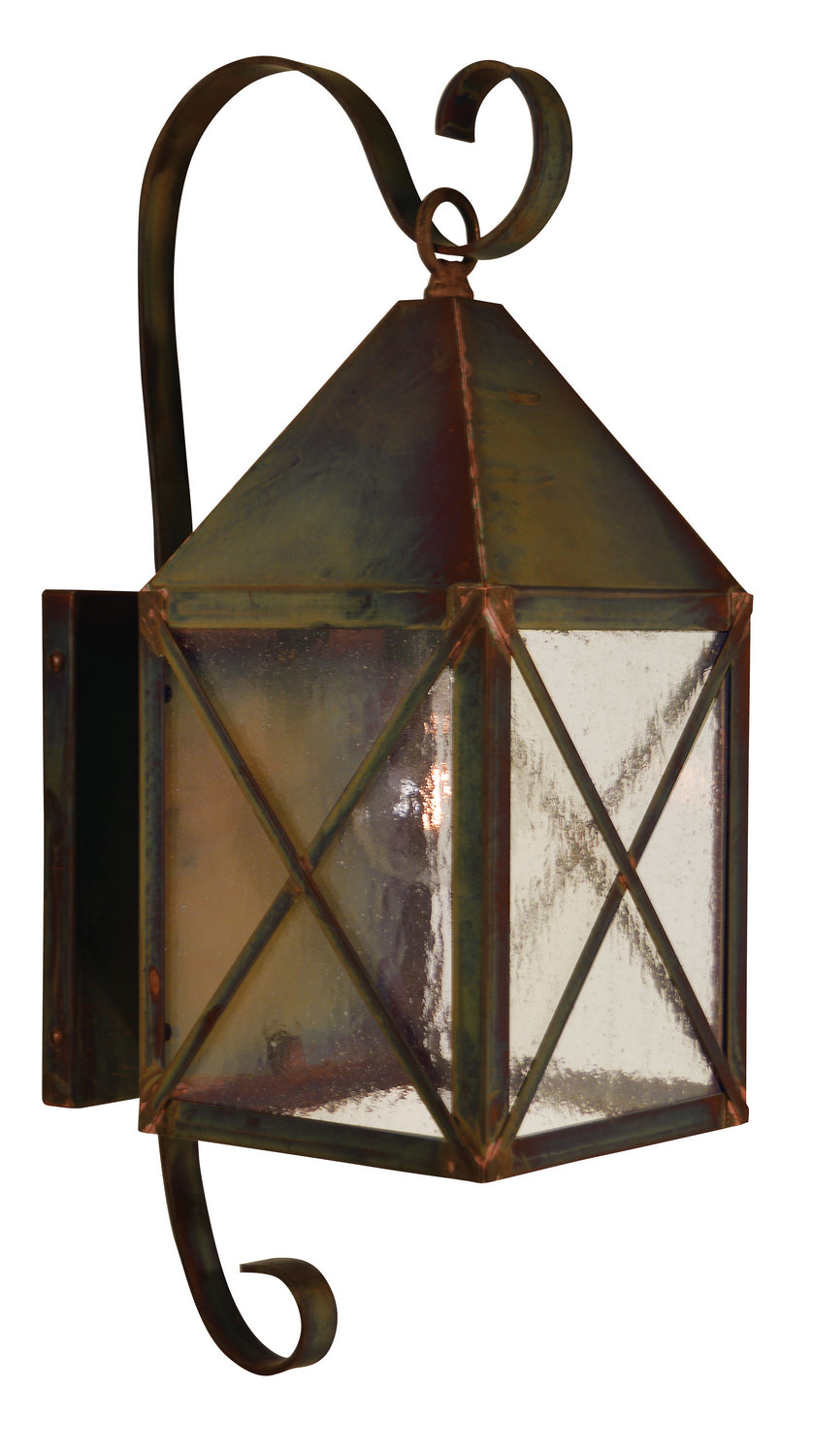Arroyo - NOB-6RM-RC - One Light Wall Mount - Nottingham - Raw Copper