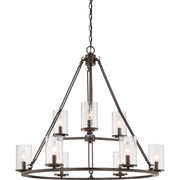 Quoizel - BCN5009WT - Nine Light Chandelier - Buchanan - Western Bronze