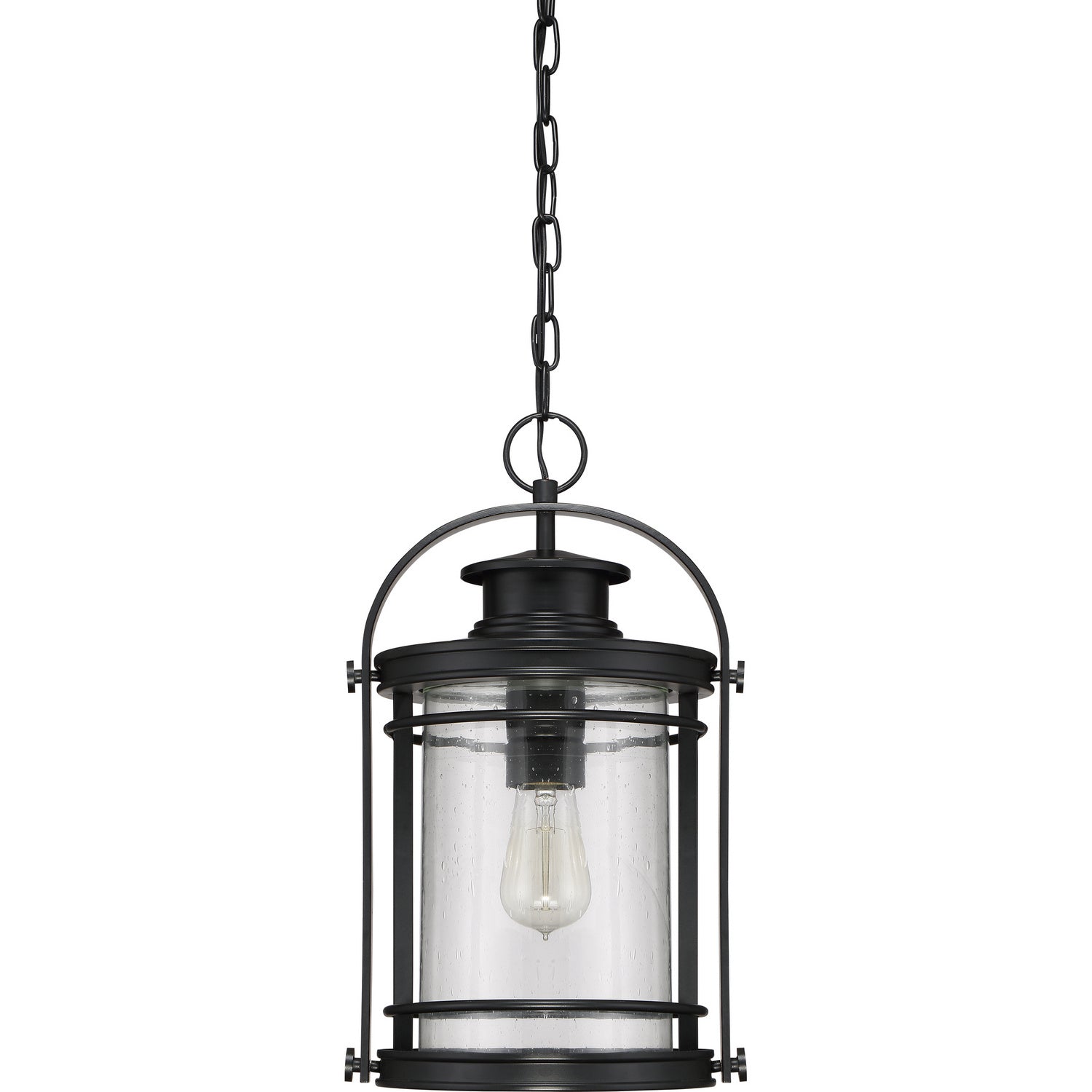 Quoizel - BKR1910K - One Light Outdoor Hanging Lantern - Booker - Mystic Black