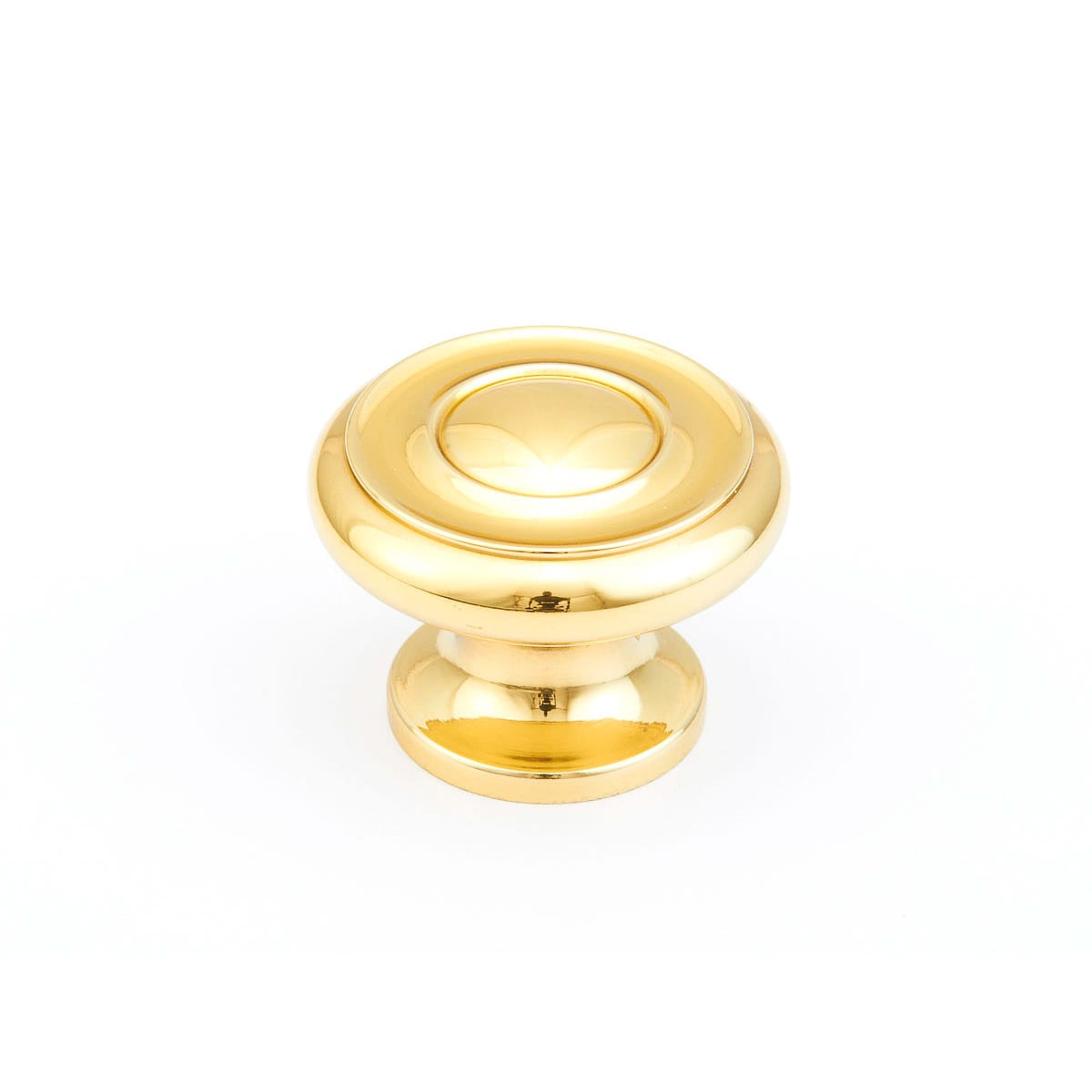 Traditional Designs 1-1/2" Round Mushroom Solid Brass Cabinet Knob - 10 PACK - 10 Pack
