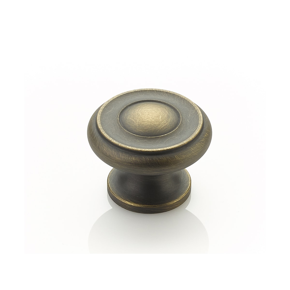 Traditional Designs 1-1/2" Round Mushroom Solid Brass Cabinet Knob - 10 PACK - 10 Pack