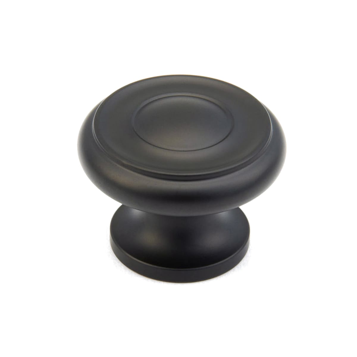 Baroque 1-1/2" Traditional Round Ringed Solid Brass Luxury Cabinet Knob / Drawer Knob