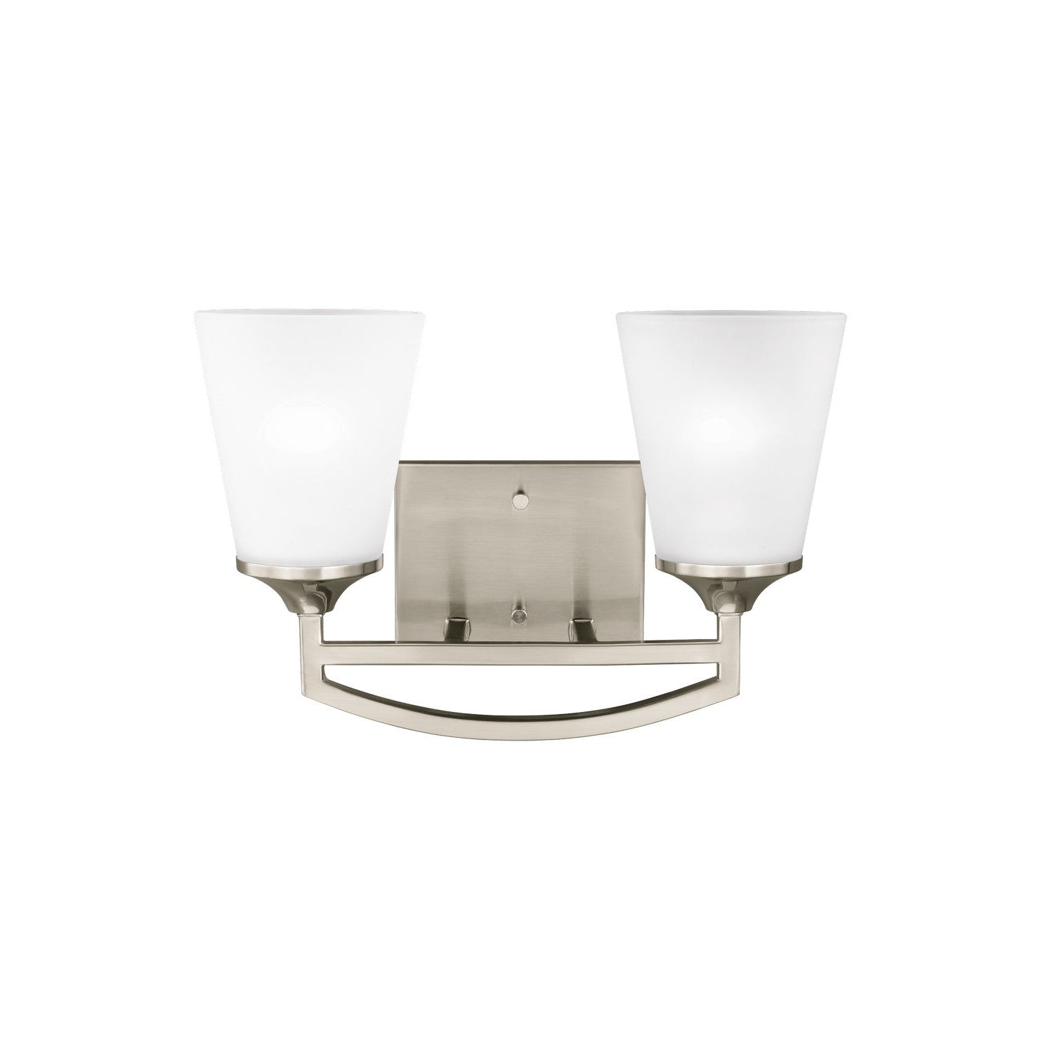 Generation Lighting - 4424502-962 - Two Light Wall / Bath - Hanford - Brushed Nickel
