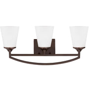 Generation Lighting - 4424503-710 - Three Light Wall / Bath - Hanford - Bronze