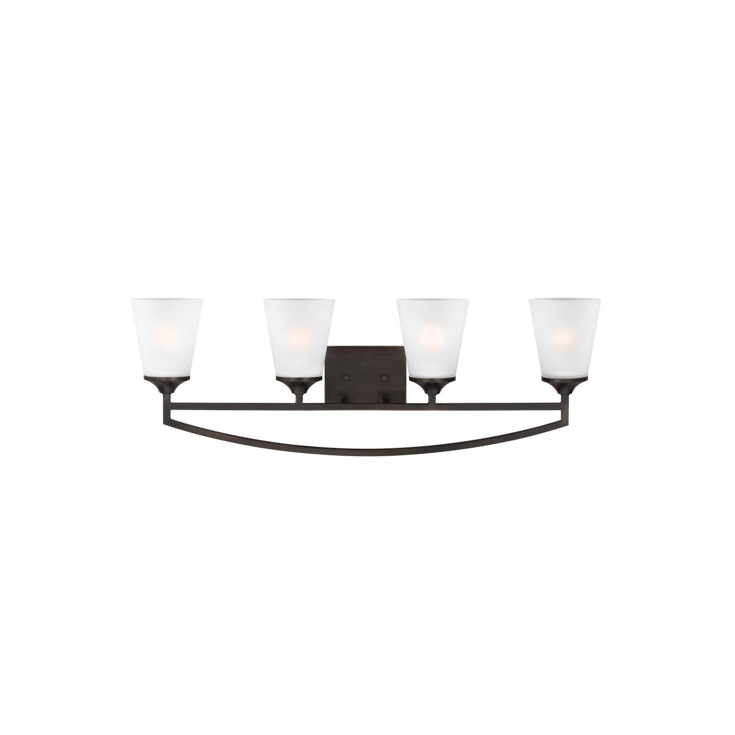 Generation Lighting - 4424504-710 - Four Light Wall / Bath - Hanford - Bronze