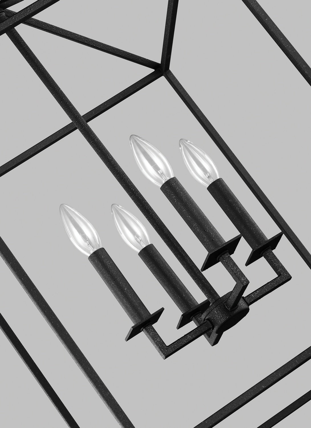 Generation Lighting - 5215004-112 - Four Light Hall / Foyer - Perryton - Midnight Black
