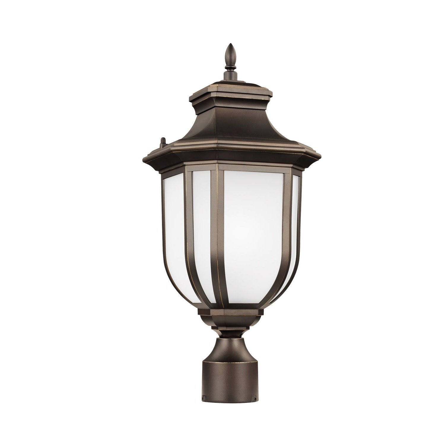 Generation Lighting - 8236301-71 - One Light Outdoor Post Lantern - Childress - Antique Bronze