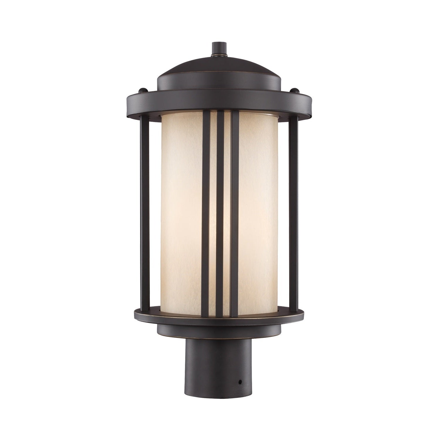 Generation Lighting - 8247901-71 - One Light Outdoor Post Lantern - Crowell - Antique Bronze