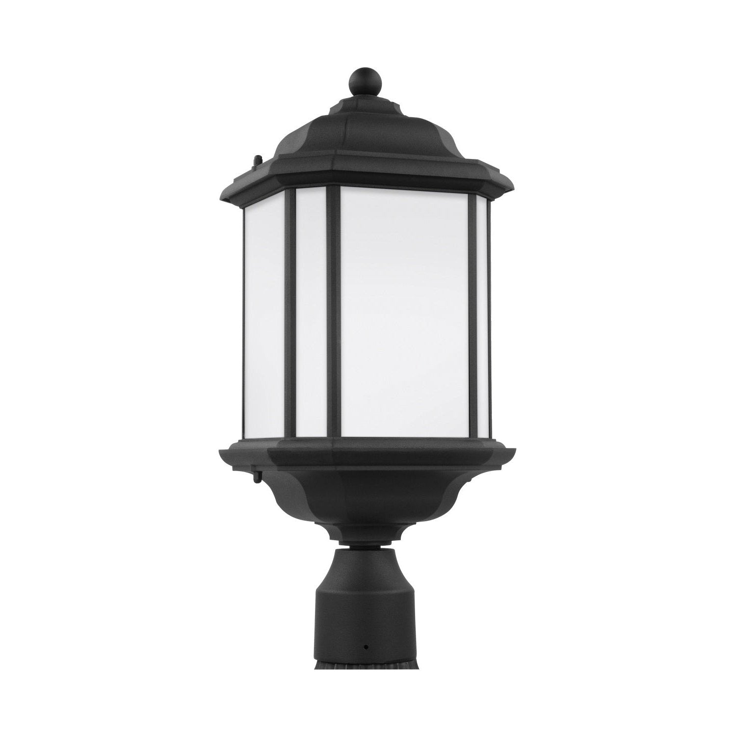 Generation Lighting - 82529-12 - One Light Outdoor Post Lantern - Kent - Black