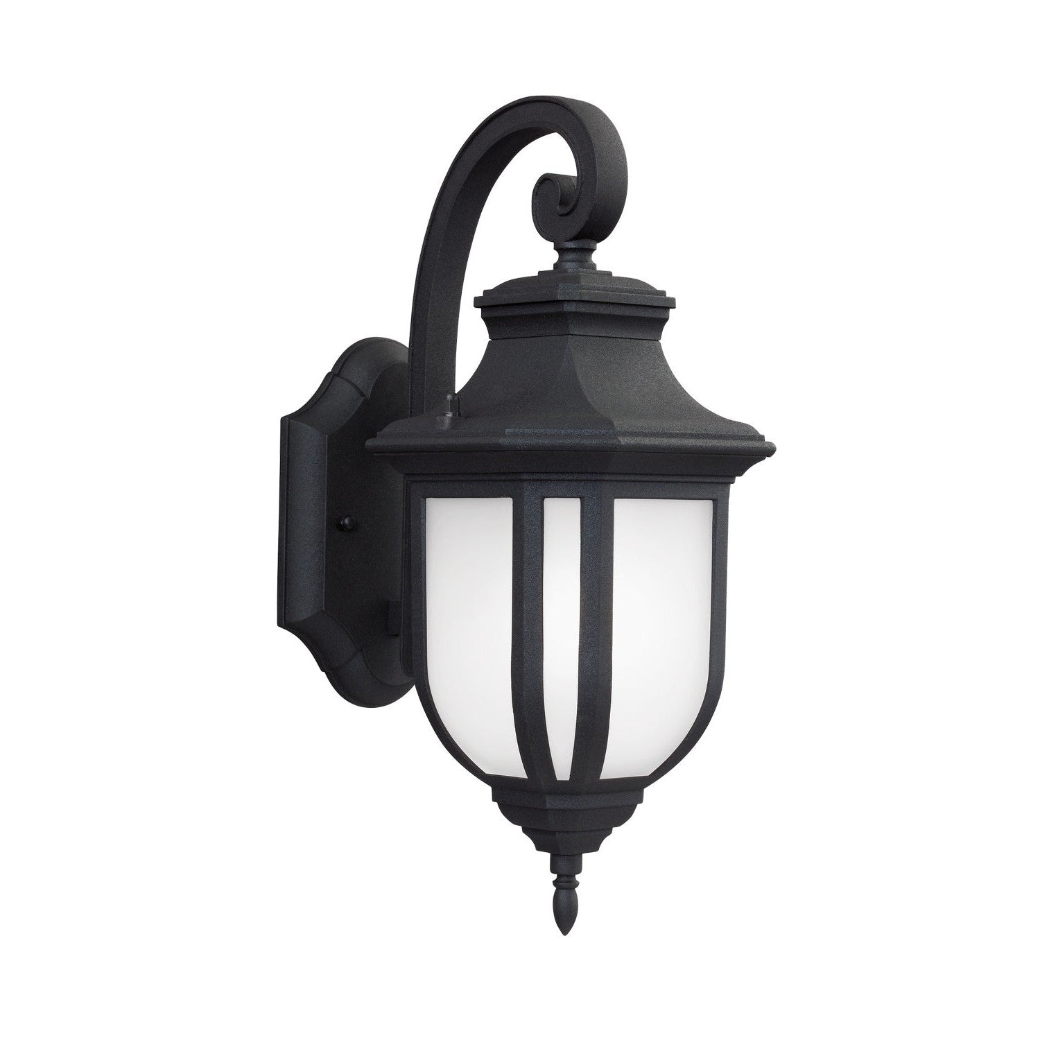 Generation Lighting - 8636301-12 - One Light Outdoor Wall Lantern - Childress - Black