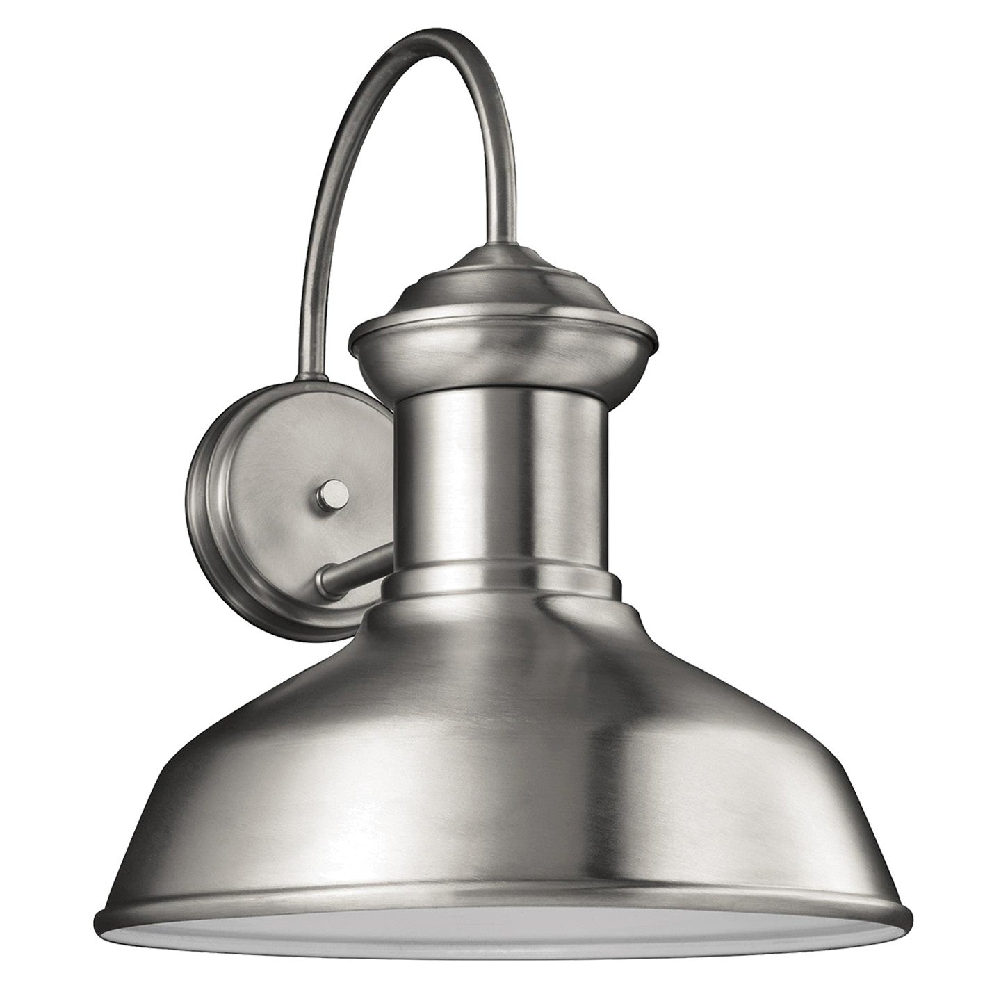 Generation Lighting - 8647701-04 - One Light Outdoor Wall Lantern - Fredricksburg - Satin Aluminum