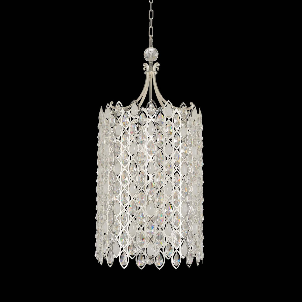 Allegri - 028752-017-FR001 - Six Light Foyer Pendant - Prive - Two Tone Silver