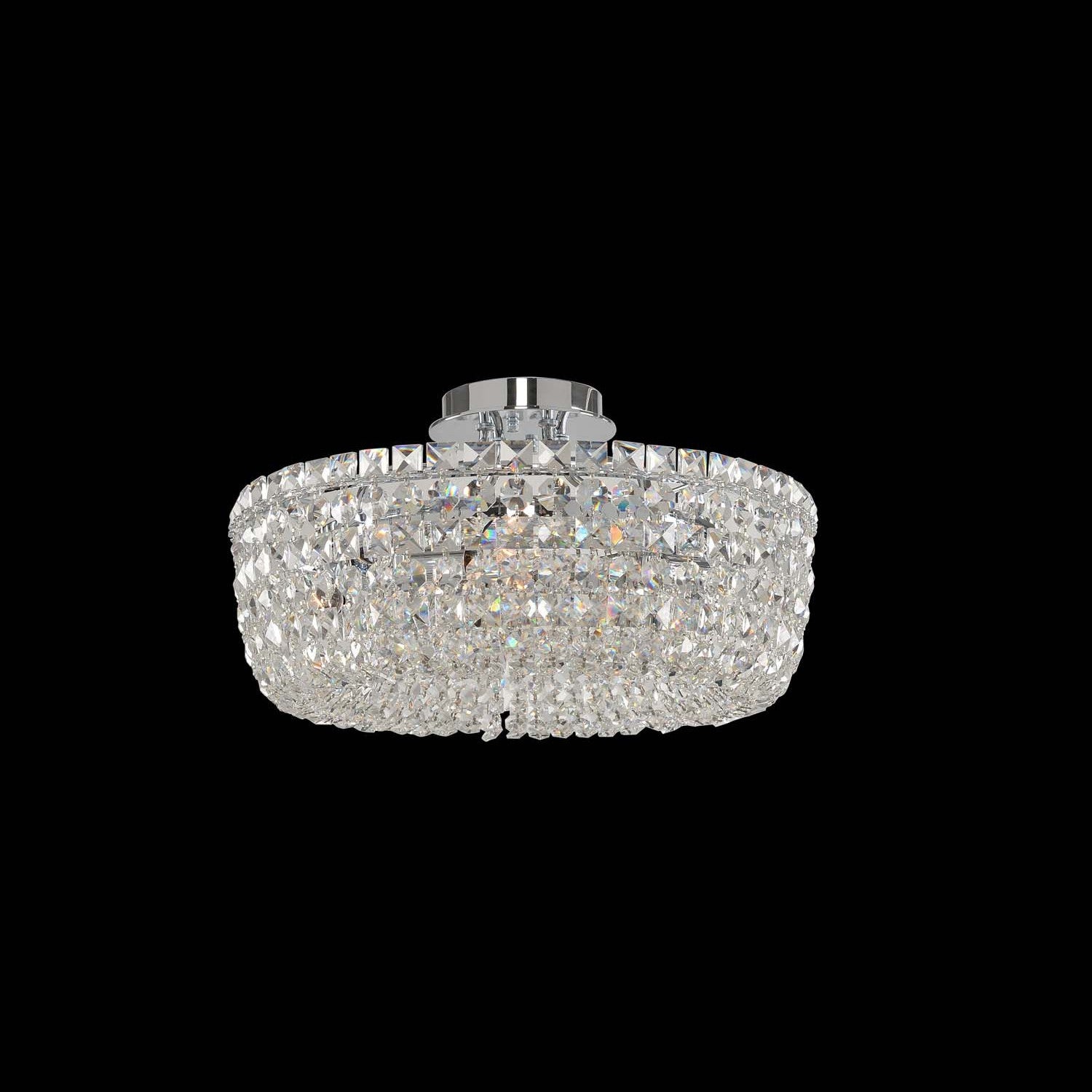 Allegri - 029440-010-FR001 - Five Light Semi Flush Mount - Cesano - Chrome