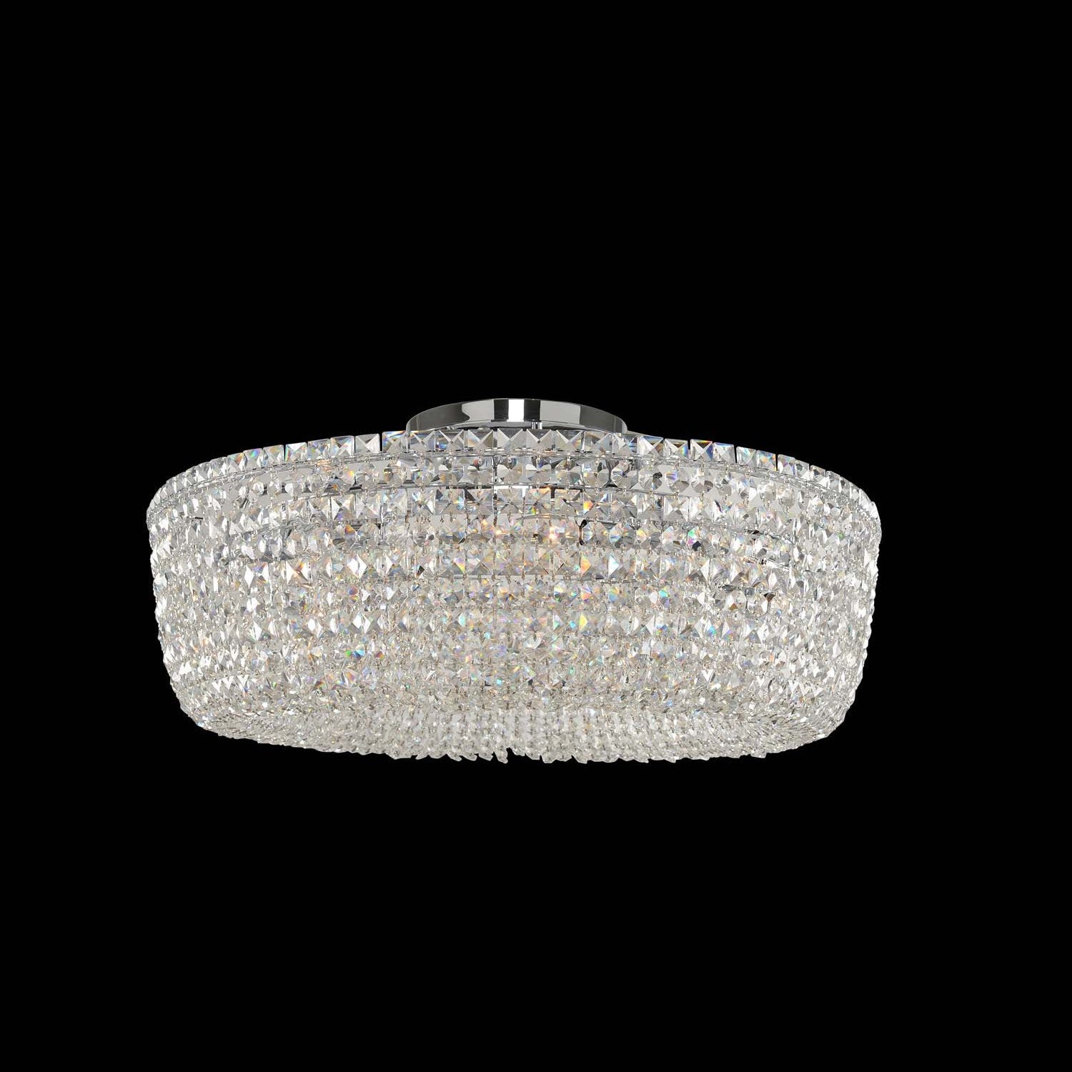 Allegri - 029442-010-FR001 - Eight Light Semi Flush Mount - Cesano - Chrome
