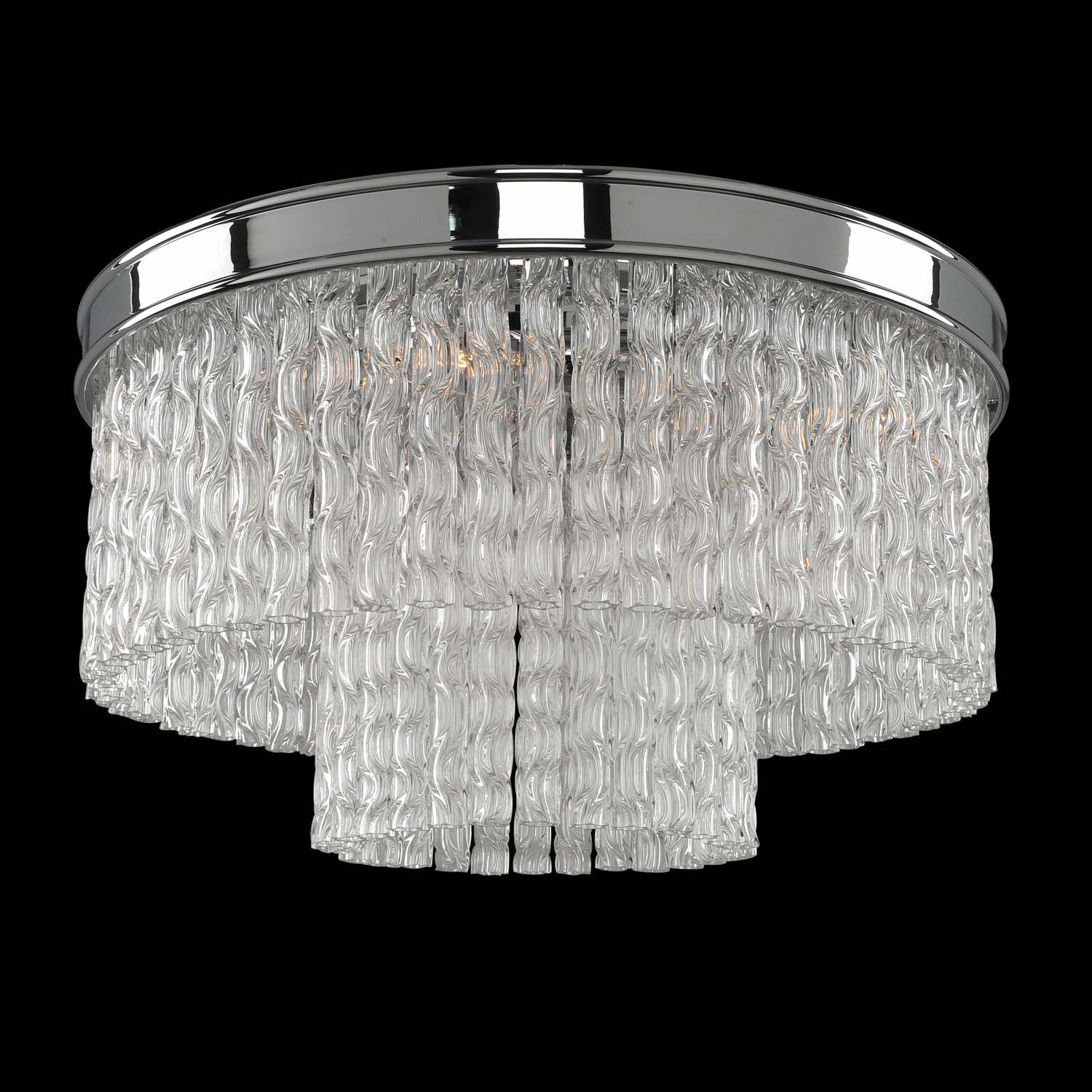 Allegri - 029540-010 - Five Light Flush Mount - Savena - Chrome