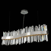 Allegri - 030250-010 - LED Island Pendant - Glacier - Chrome