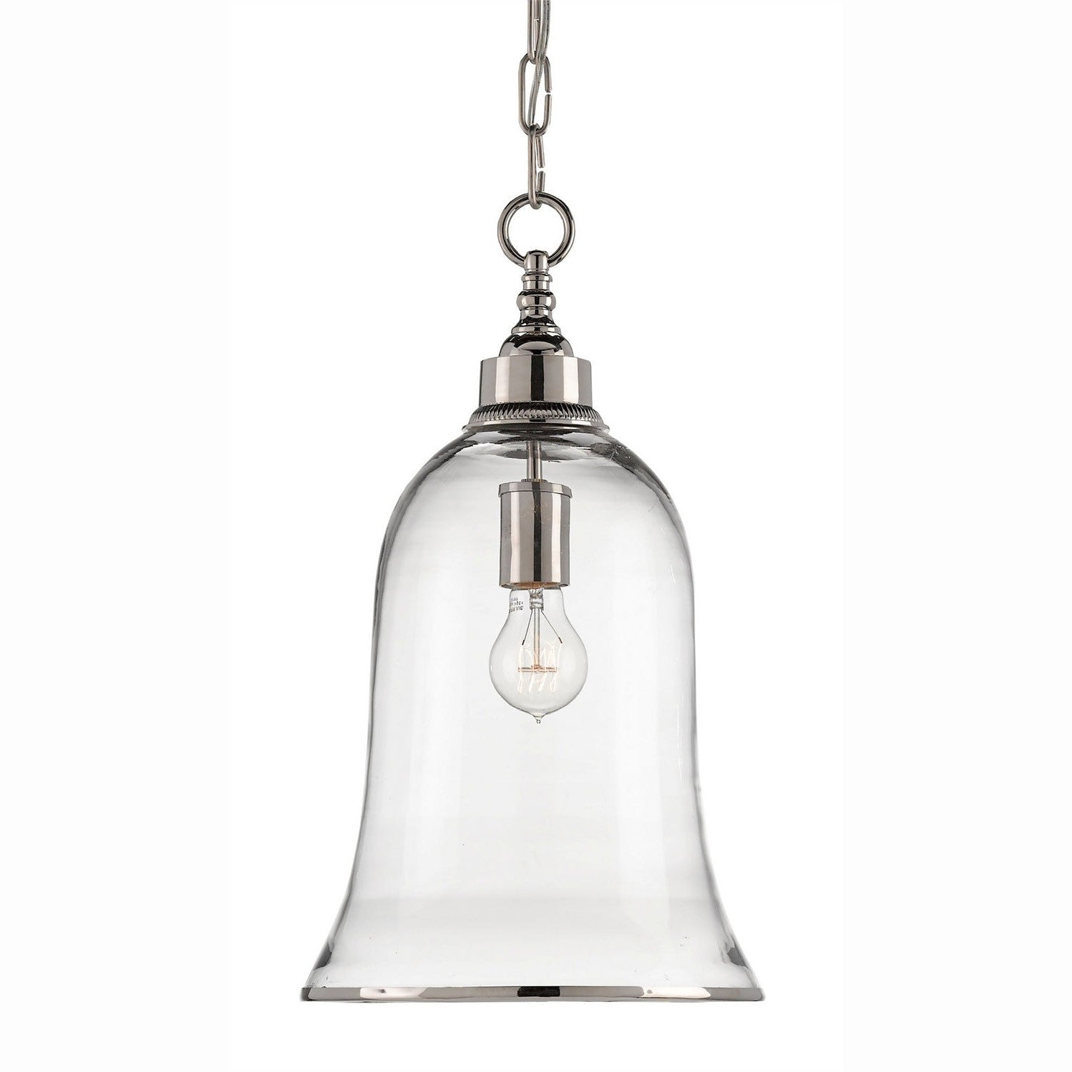 Currey and Company - 9382 - One Light Pendant - Nickel