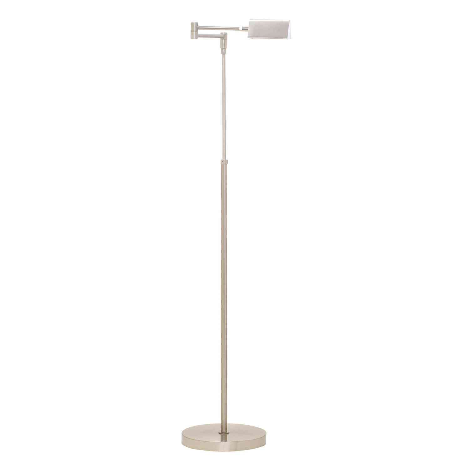 House of Troy - D100-SN - LED Floor Lamp - Delta - Satin Nickel