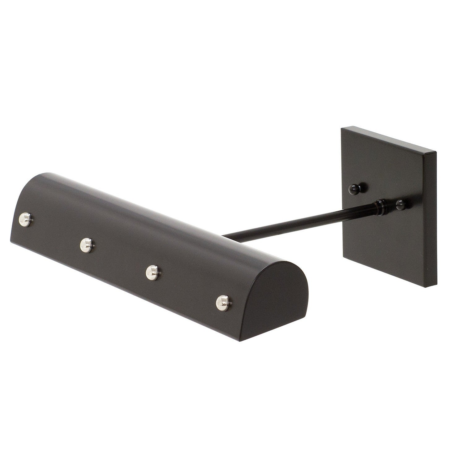 House of Troy - DTBLEDZ14-BLK/PN - LED Picture Light - Classic Traditional - Black with Polished Nickel Accents