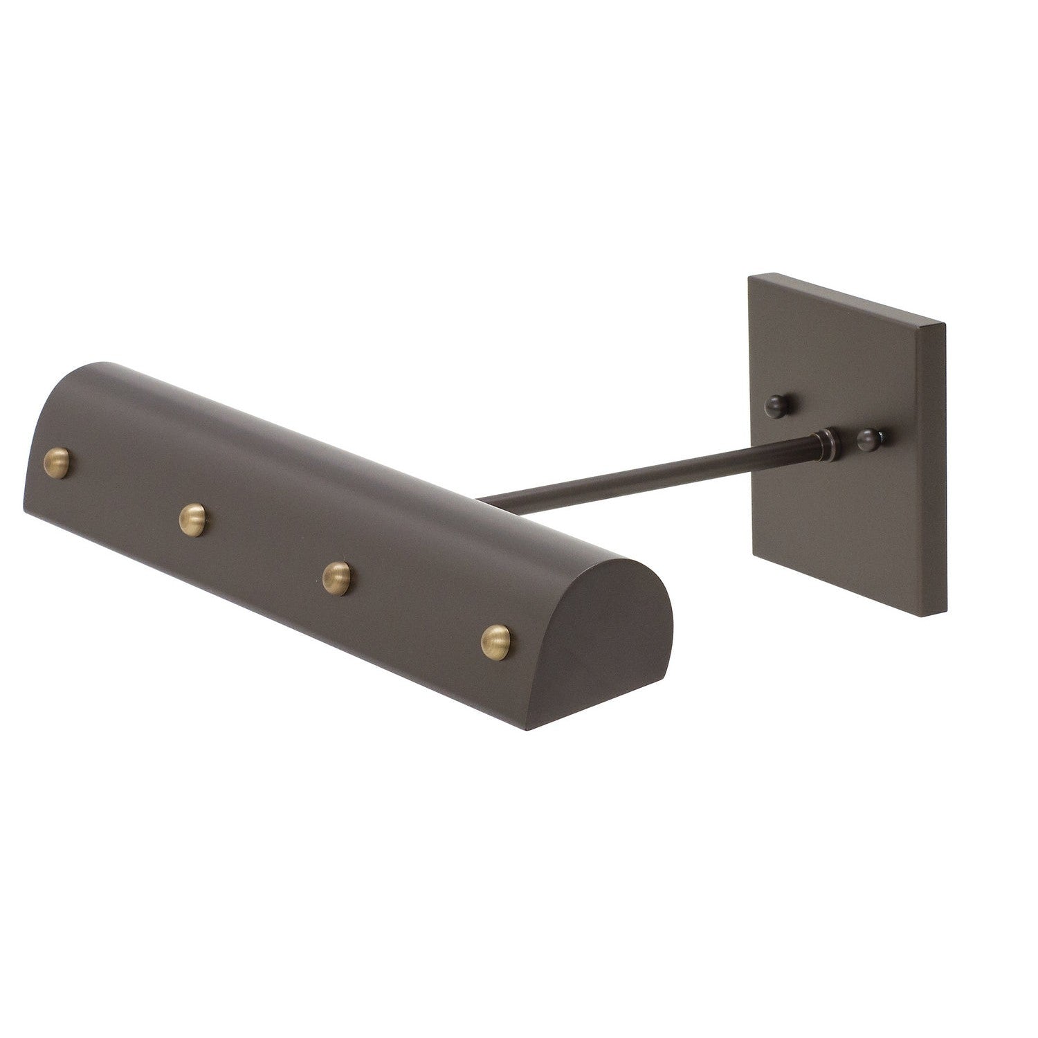 House of Troy - DTBLEDZ14-MB/AB - LED Picture Light - Classic Traditional - Mahogany Bronze with Antique Brass Accents