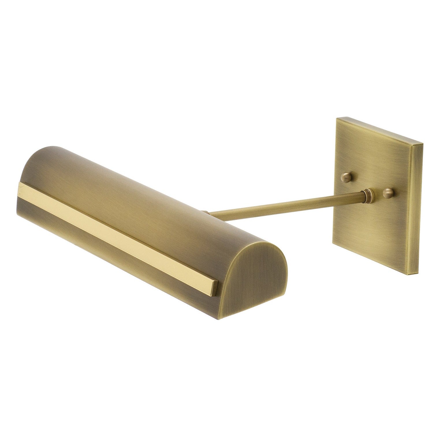 House of Troy - DTSLEDZ14-AB/PB - LED Picture Light - Classic Traditional - Antique Brass with Polished Brass Accents