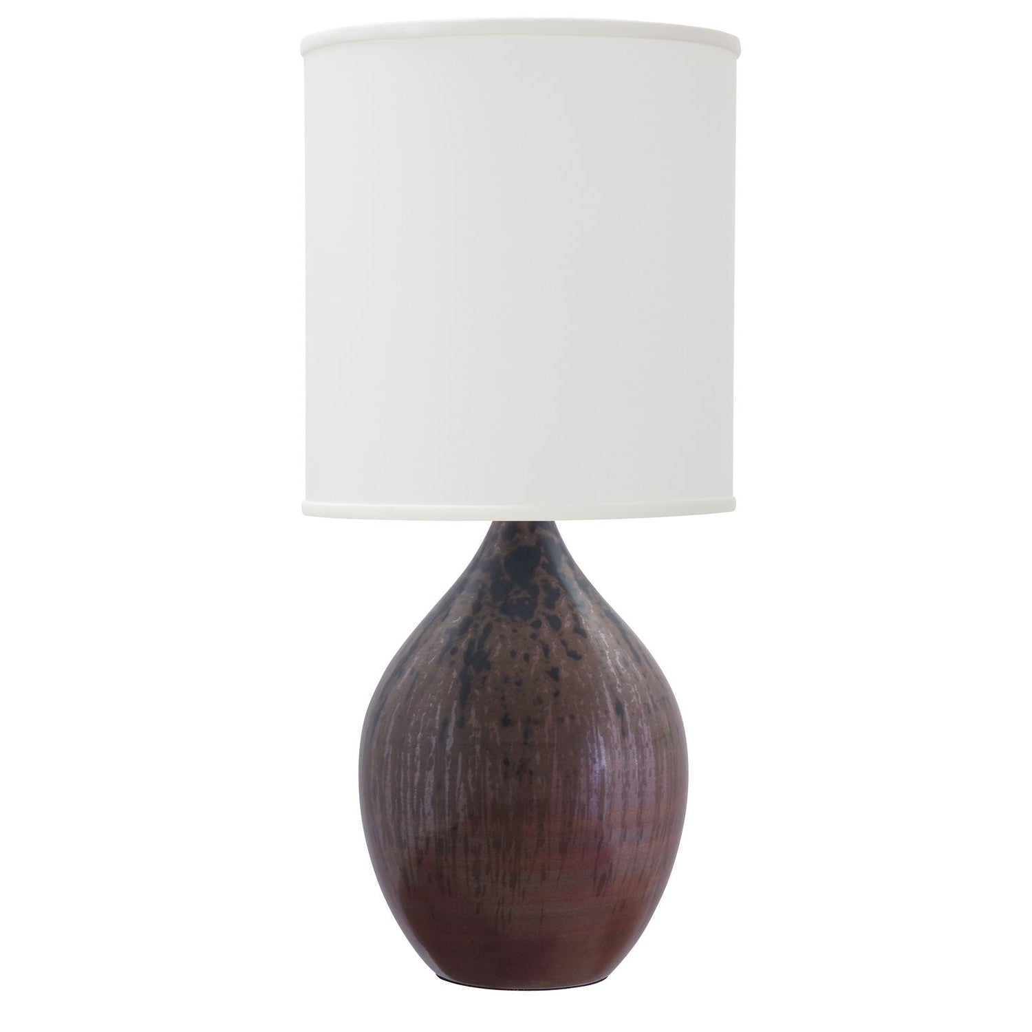 House of Troy - GS401-DR - One Light Table Lamp - Scatchard - Decorated Red