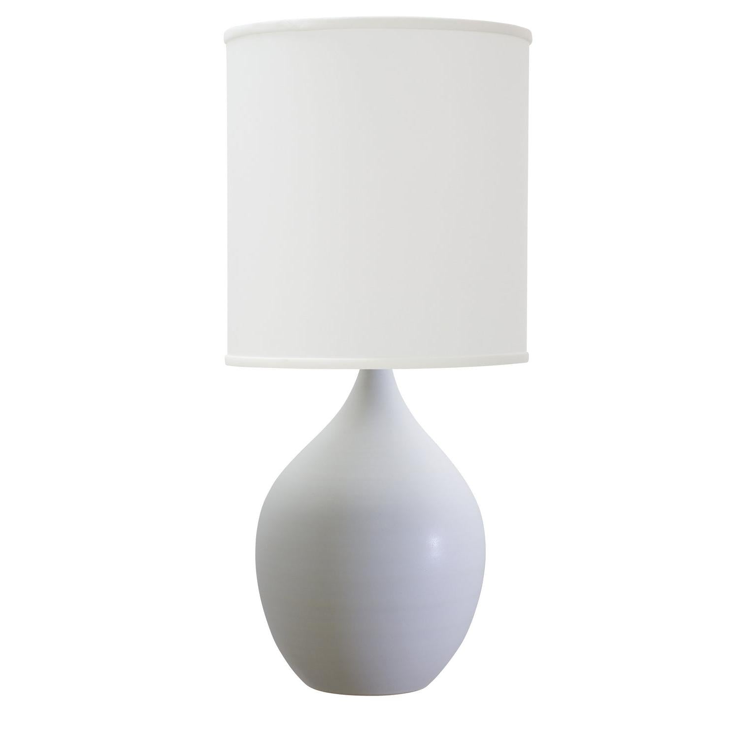 House of Troy - GS401-WM - One Light Table Lamp - Scatchard - White Matte