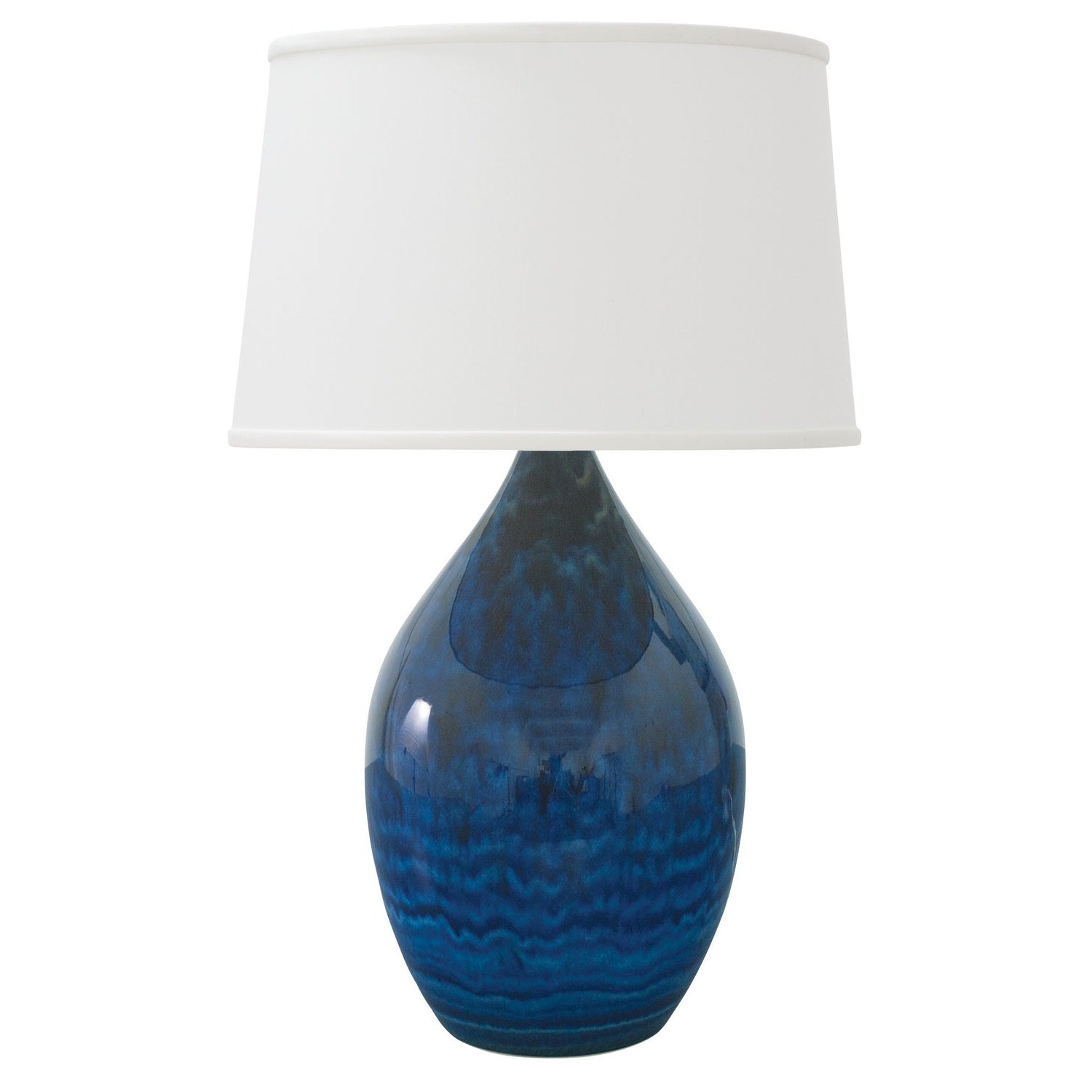 House of Troy - GS402-MID - One Light Table Lamp - Scatchard - Midnight Blue